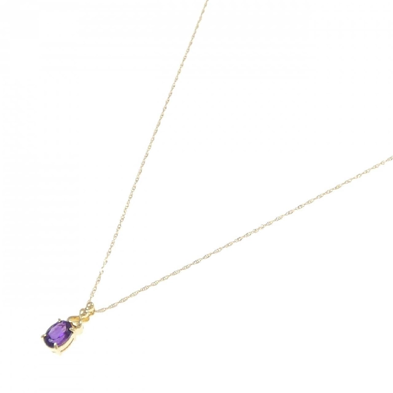 K18YG Amethyst Necklace - Hàng hiệu Authentic 866275