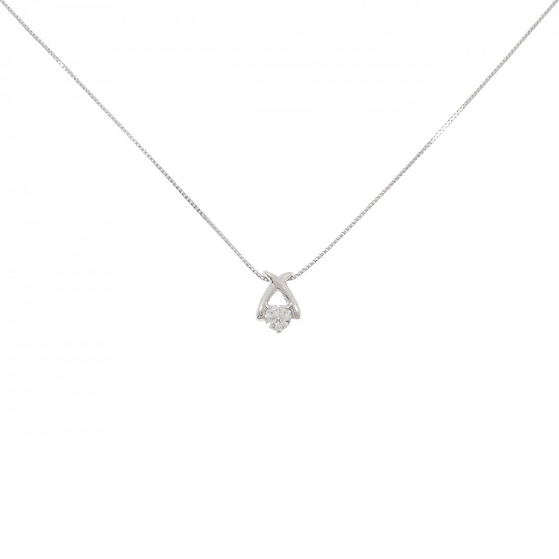 K18WG Dây chuyền kim cương 0.211CT E SI2 TỐT - Hàng hiệu Chính hãng 874437