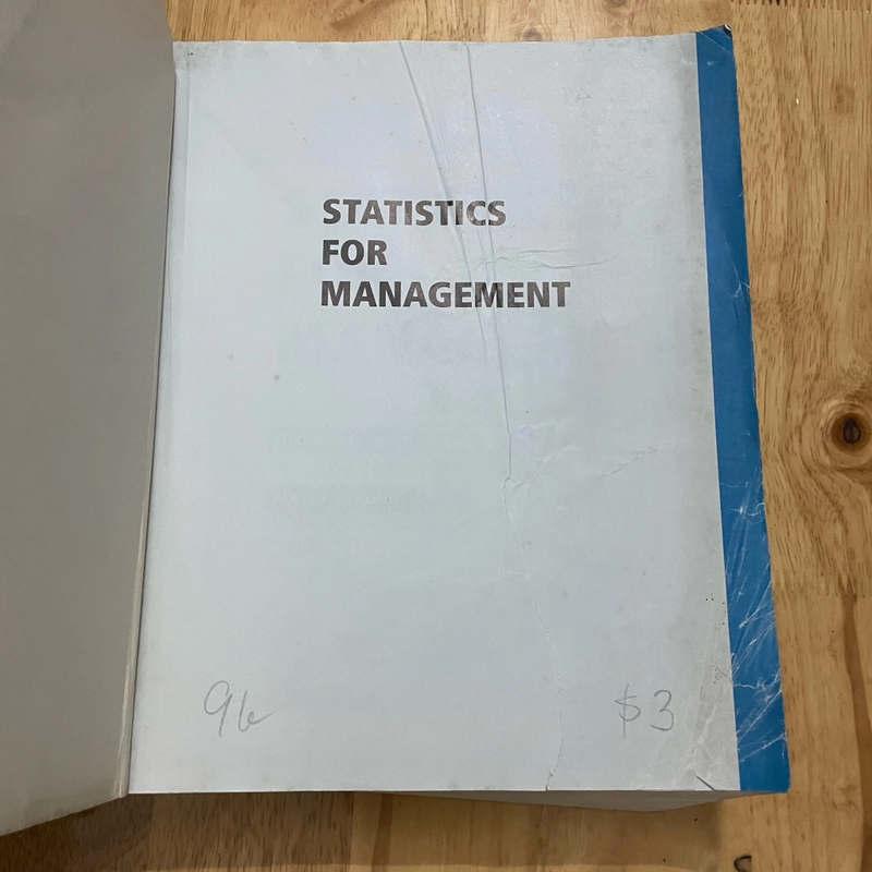 II Business Books: Statistics For Management - RICHARD I. LEVIN, DAVID S. RUBIN - 1998 472699