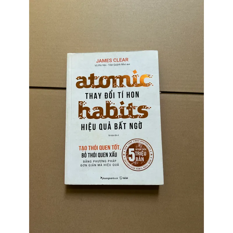 Atomic habits - thay đổi tí họn, hiệu quả bất ngờ - James Clear 731477