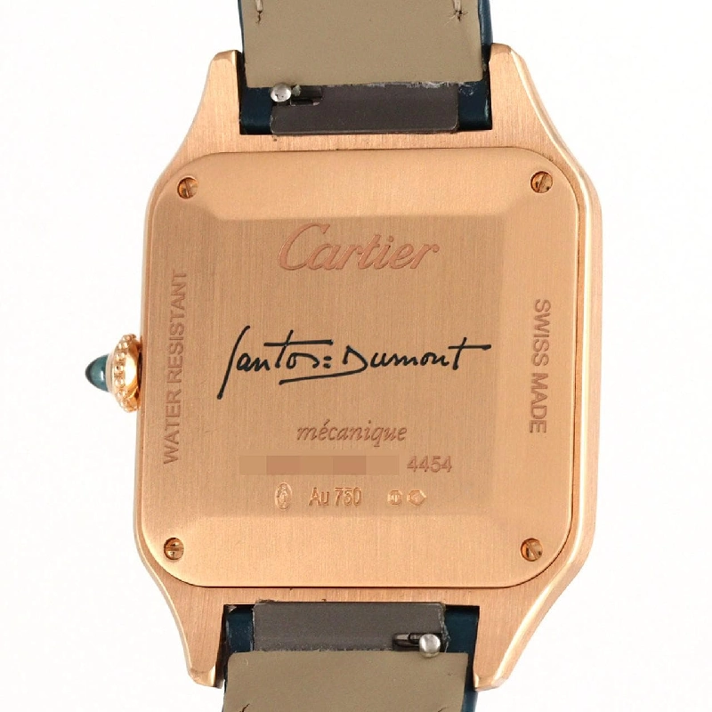 Cartier Santos-Dumont LM PG WGSA0098 PG･RG Cơ khí - Hàng hiệu Chính hãng 879023