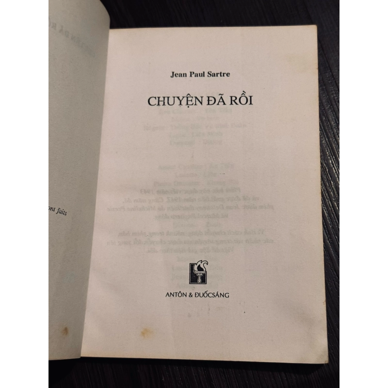 Chuyện đã rồi - Jean Paul Sartre 502495
