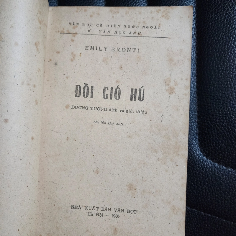 Đồi gió hú | Emily Bronti | Dương Tường dịch  442845