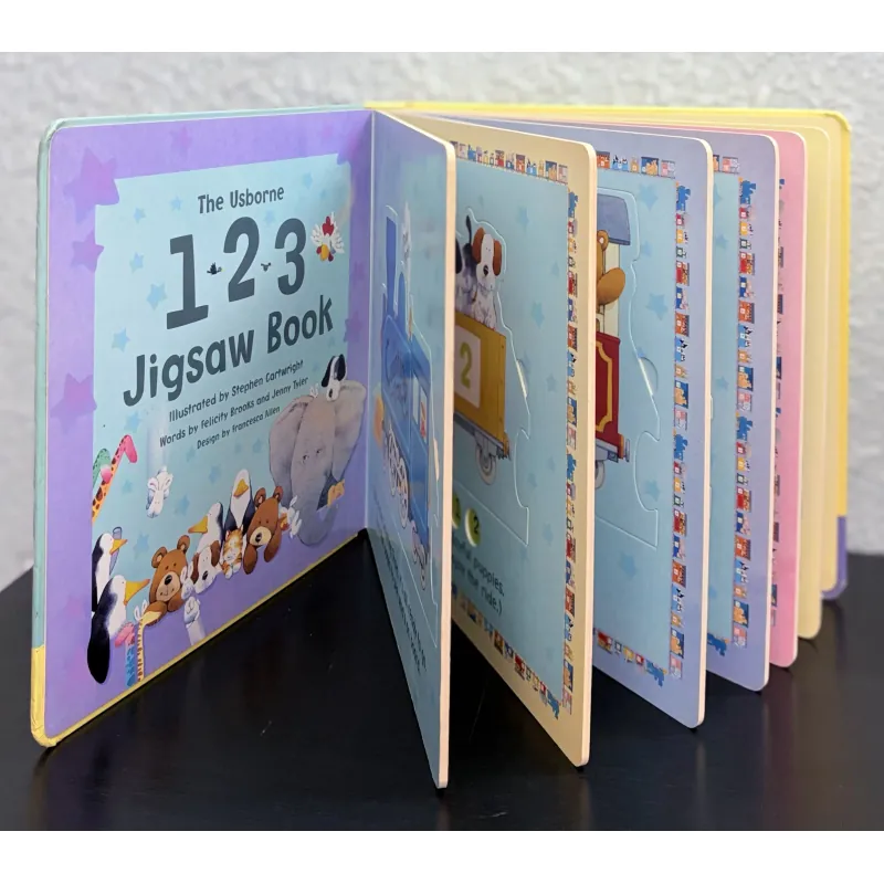 Board book - The Usborne 1 2 3 Jigsaw Book 933955