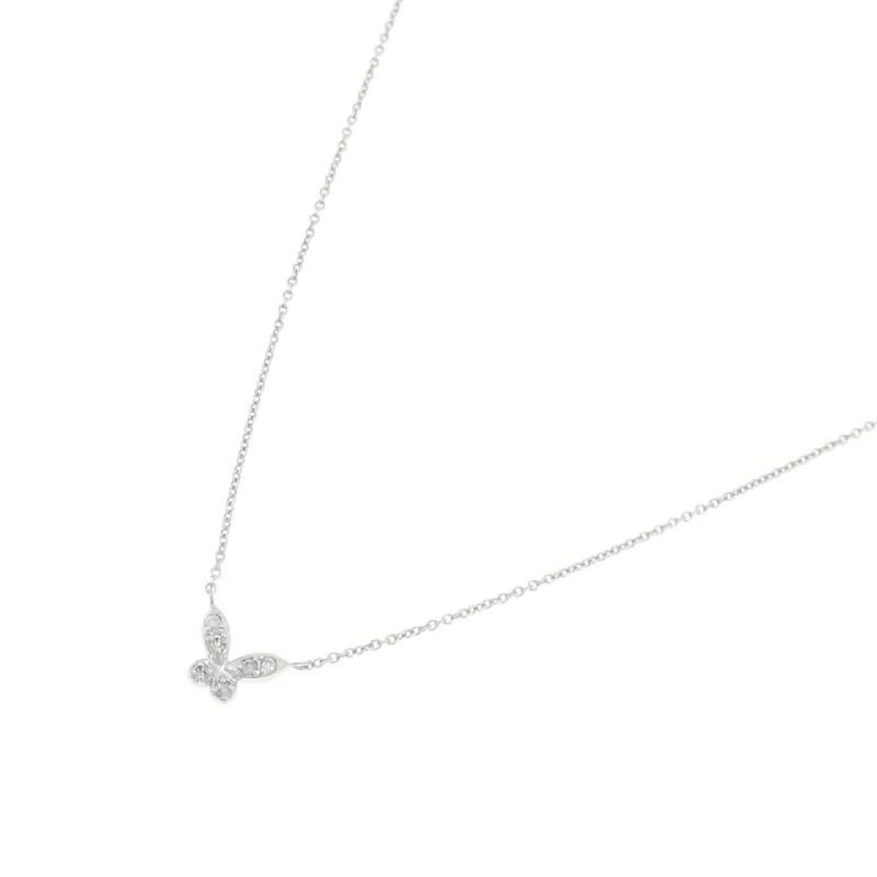 K18WG Dây chuyền kim cương bướm 0.05CT - Hàng hiệu Authentic 867606