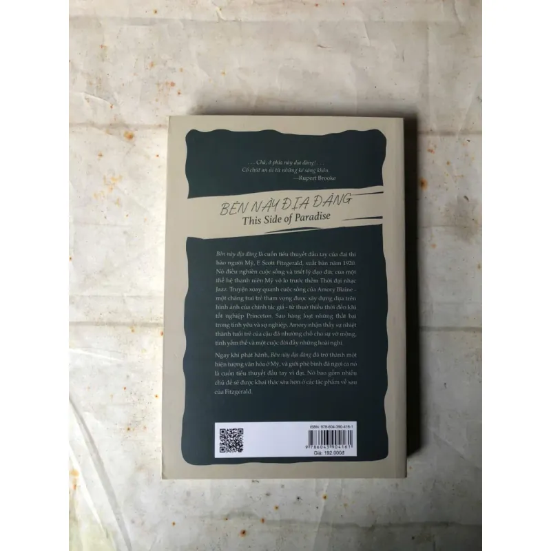 Bên Này Địa Đàng - F. Scott Fitzgerald 751620
