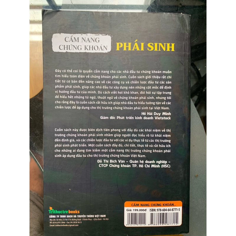 Cẩm nang chứng khoán Phái Sinh. Chiến lược từ A-Z 533832