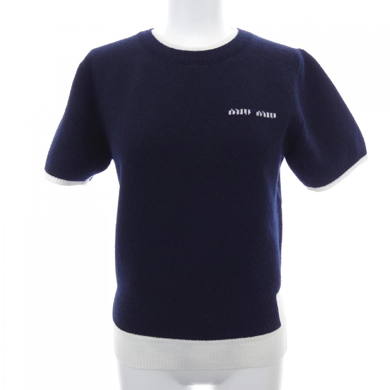 MIU MIU MIU MIU Logo MMLA56 SOOO 160N Áo len - Hàng hiệu Chính hãng 808880