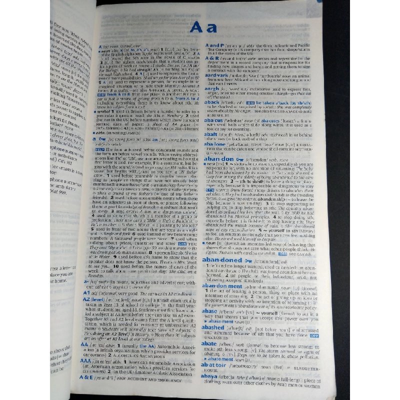 Oxford advanced learner's dictionary mới 70% bẩn bìa, ố, tróc bìa, tróc gáy, bị ẩm HCM1001 Oxford HỌC NGOẠI NGỮ 381041