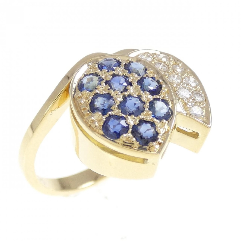 Nhẫn Sapphire K18YG 0.70CT - Hàng hiệu Chính hãng 854268