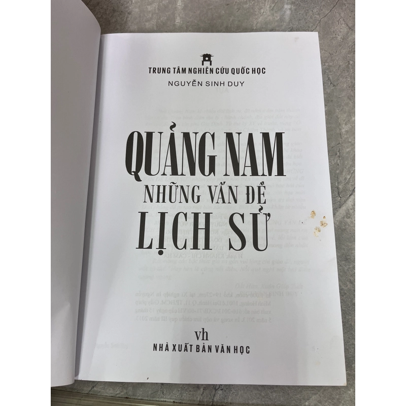 QUẢNG NAM NHỮNG VẤN ĐỀ LỊCH SỬ 384401