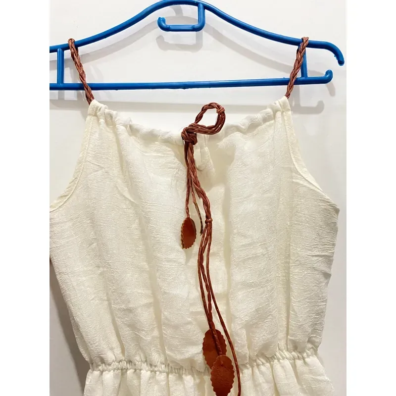 MỚI 99%***ĐẦM TRẮNG DÀI 2 DÂY MAXI ĐI BIỂN* DẠO PHỐ CHẤT LIỆU MÁT ĐẸP* TẶNG QUÀ 0Đ 588669