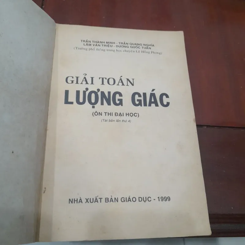 GIẢI TOÁN LƯỢNG GIÁC (ôn thi đại học) 966485