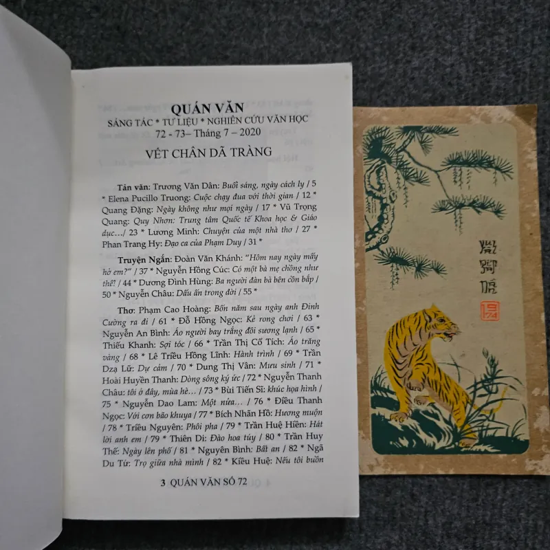 Vết chân dã tràng - tạp san quán văn 747331