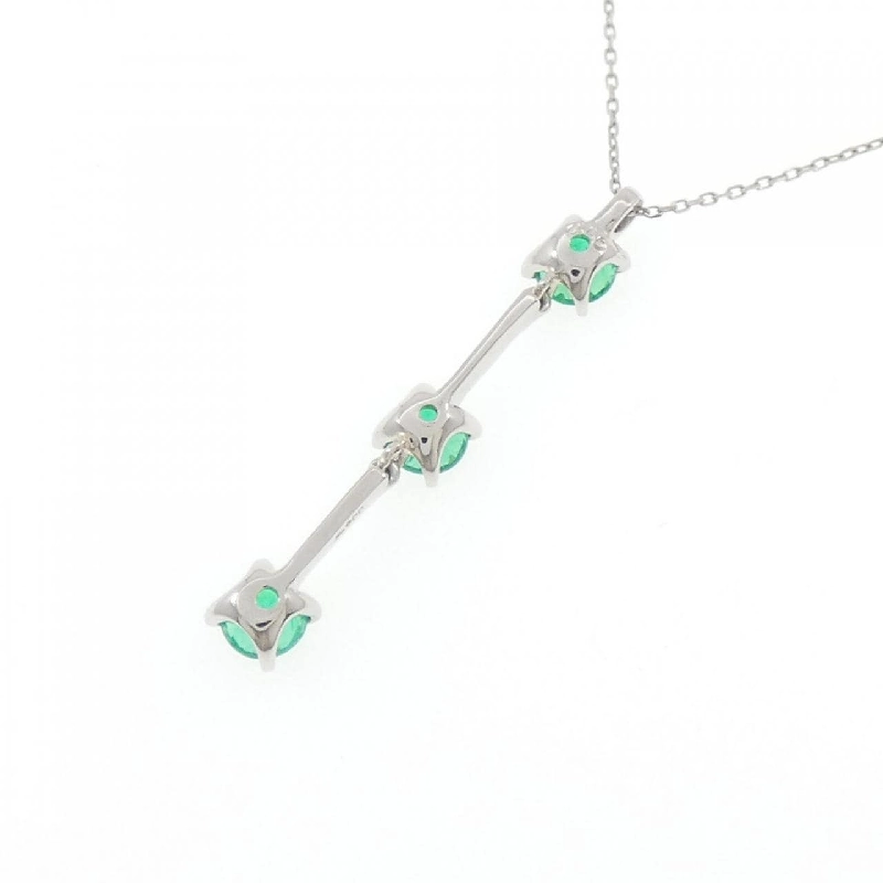 Dây chuyền ngọc lục bảo PT900/PT850 0.56CT - Hàng hiệu Authentic 858451