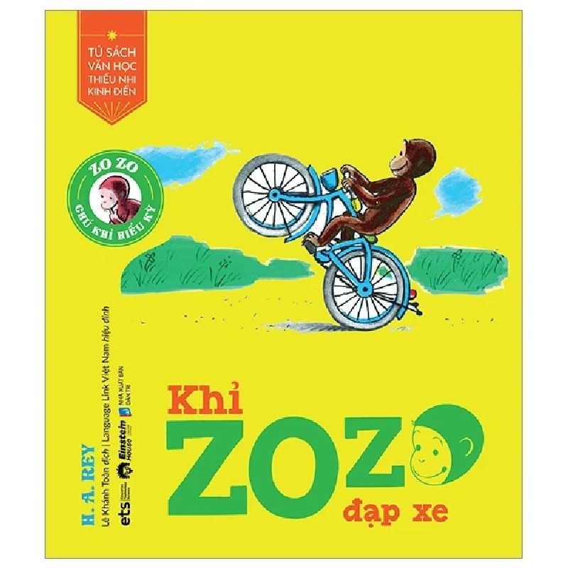 Tủ Sách Văn Học Thiếu Nhi Kinh Điển - Zozo Chú Khỉ Hiếu Kỳ - Khỉ Zozo Đạp Xe - H. A. Rey 187667