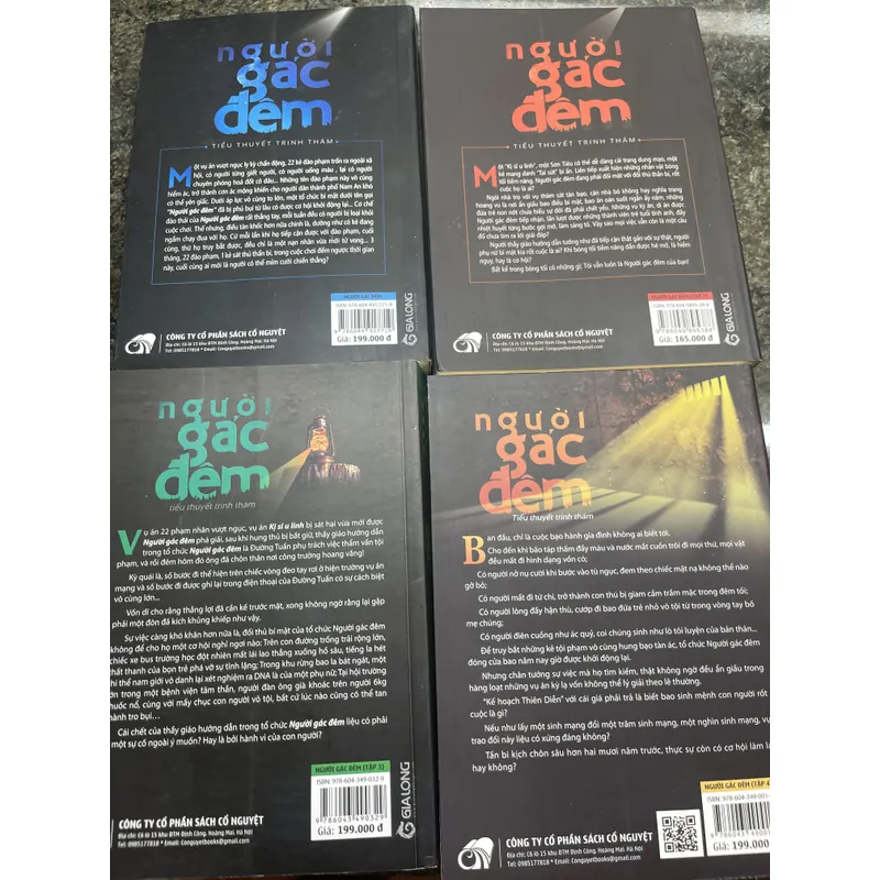 Người gác đêm Pháp y Tần Minh bộ 4 quyển 720090