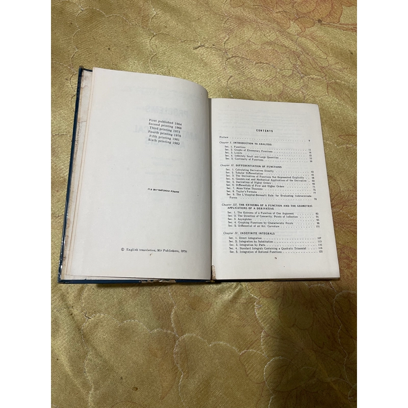 PROBLEM IN MATHEMATICAL ANALYSIS UNDER THE EDITORSHIP OF PROFESSOR - B. DEMISOVICH 543671