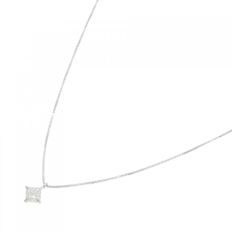 K18WG Solitaire Dây chuyền kim cương 0.310CT - Hàng hiệu Chính hãng 861067