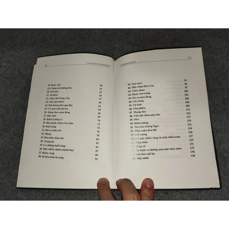 NGANG QUA CÁNH ĐỒNG - THƠ HOÀNG QUÝ 729317