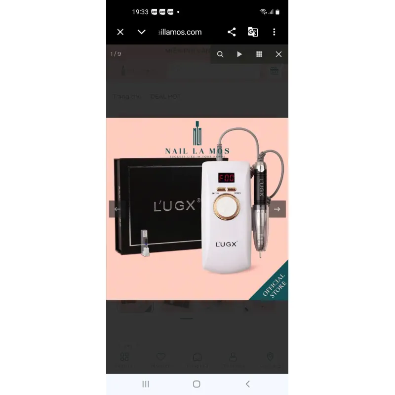 Máy mài móng tích điện L'UGX LG601S 932971