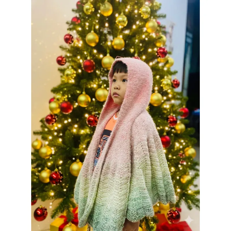Khăn choàng len có mũ nữ 995405