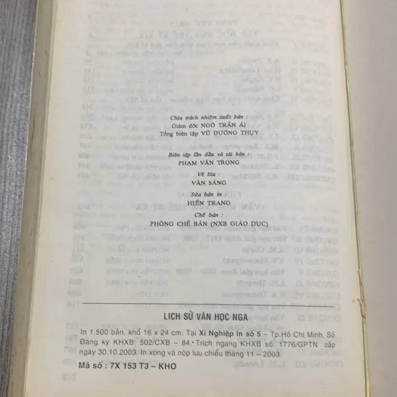 Lịch sử văn học nga. 7a4 1009353