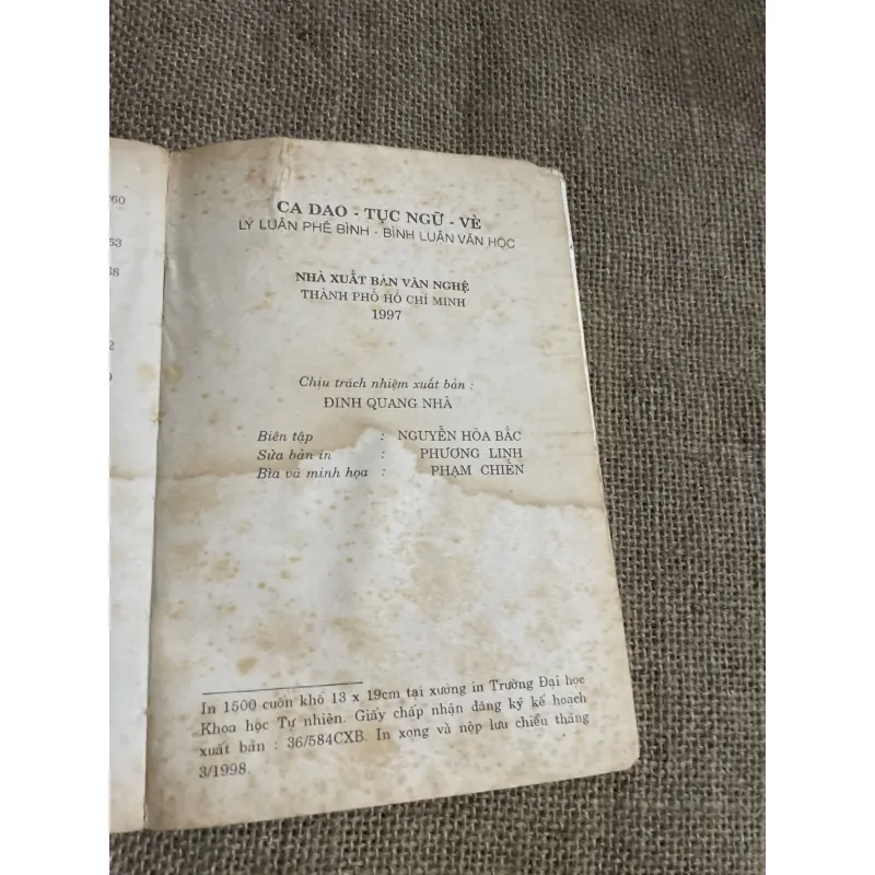 Dân ca - ca dao - tục ngữ - vè  797060