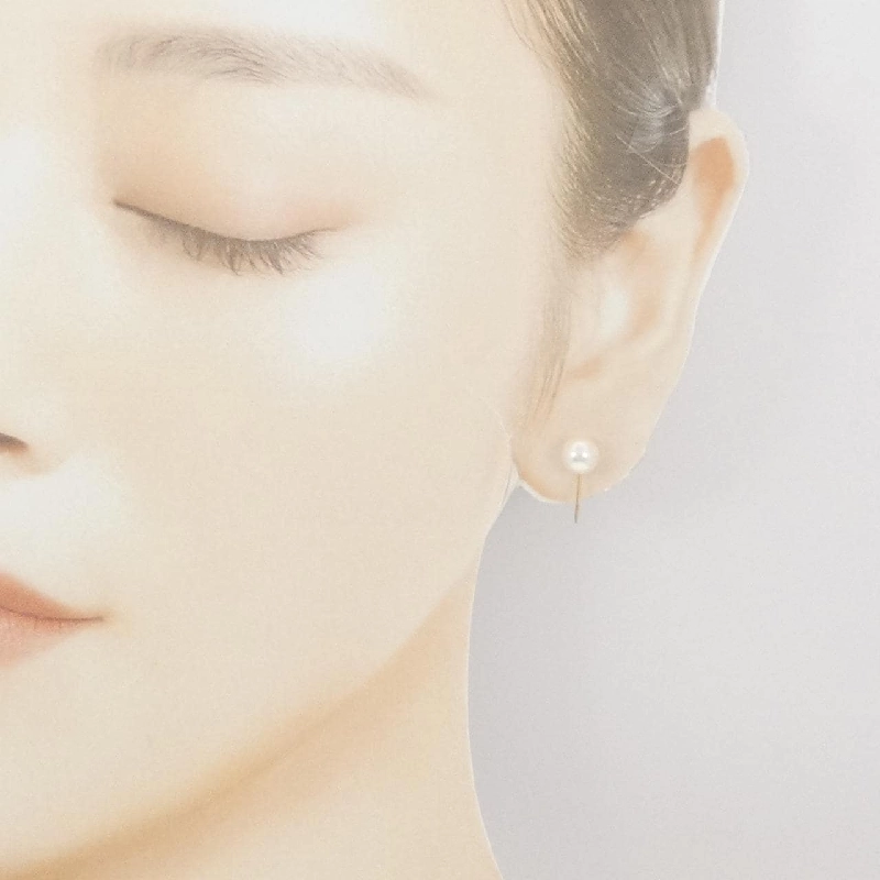 Bông tai ngọc trai Akoya K18YG 6.3mm - Hàng hiệu Chính hãng 878310