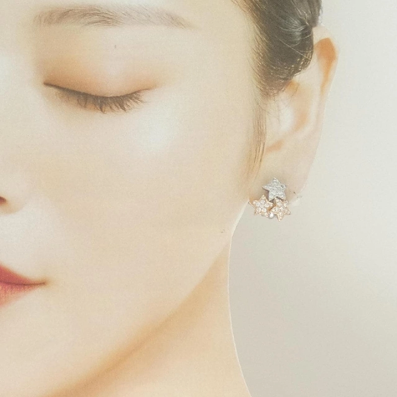 K14WG/K14PG Bông tai kim cương hình sao - Hàng hiệu Chính hãng 870856