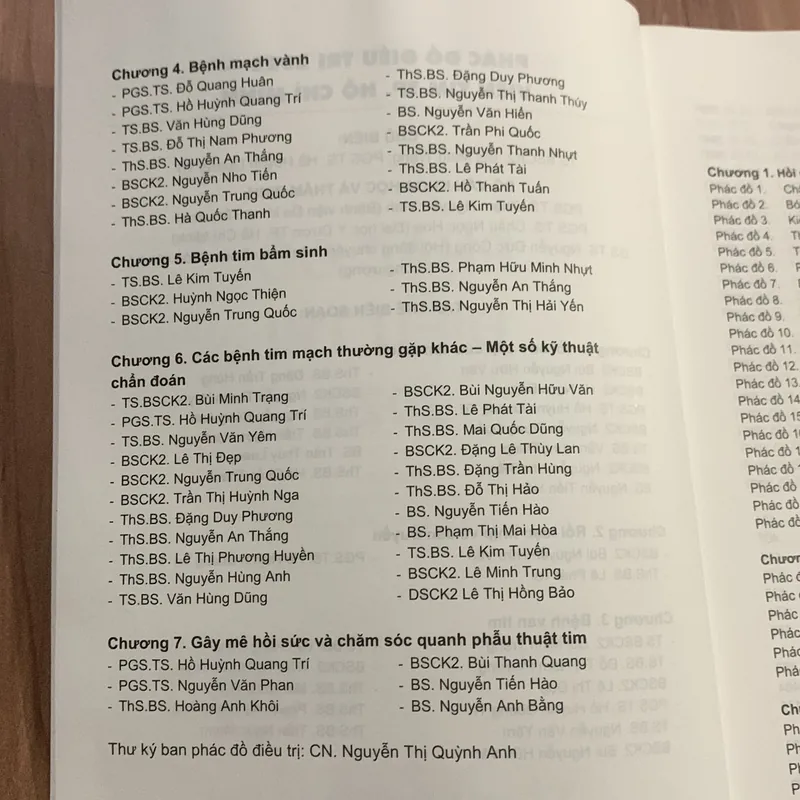 Phác đồ điều trị tim mạch, Viện tim thành phố Hồ Chí Minh  694610
