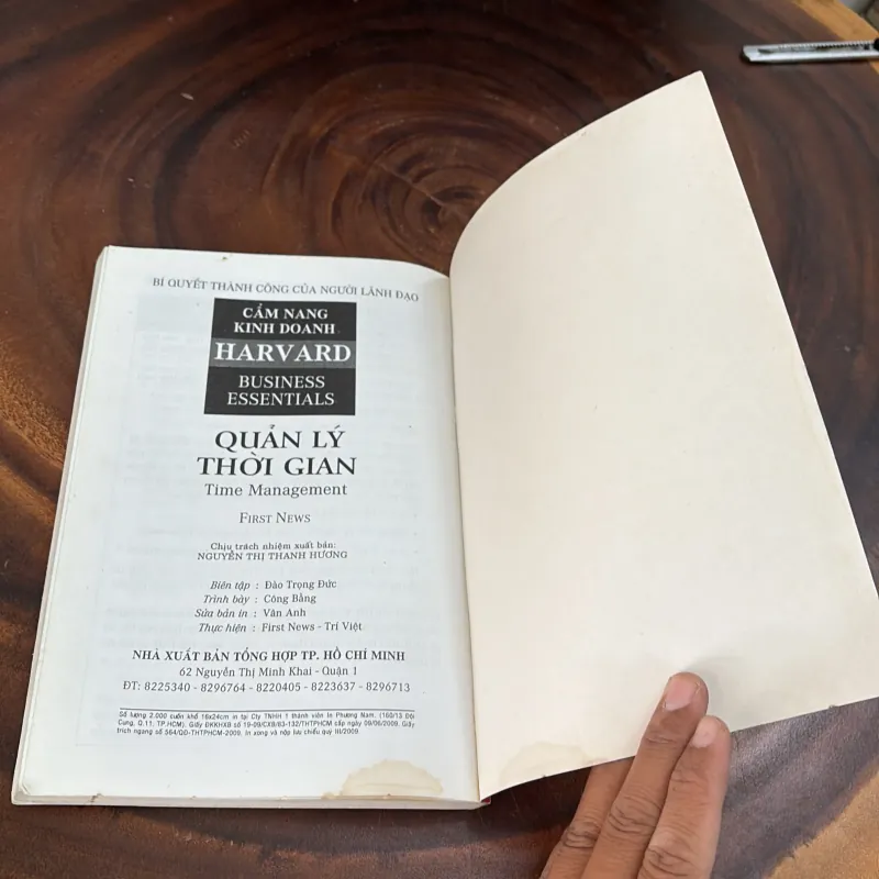 II Cẩm Nang Kinh Doanh Harvard: Quản Lý Thời Gian - 2009 994467