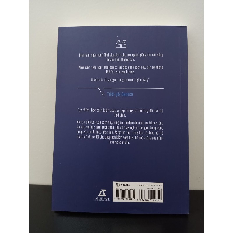 Nghệ Thuật Tập Trung - Nâng Cao Năng Suất, Tối Ưu Thời Gian, Hiệu Quả Bất Ngờ DaiGo New 95% ASB2022 66652