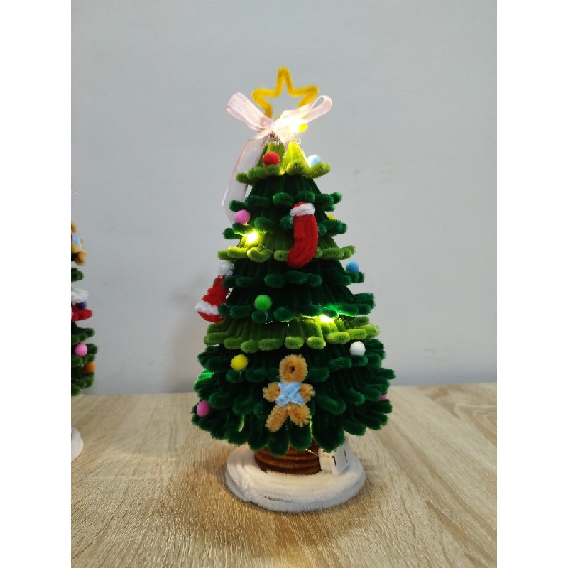 Thông noel bằng kẽm nhung 25220