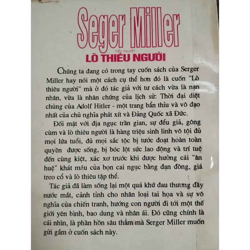 LÒ THIÊU NGƯỜI - SEGER MILLER 574619