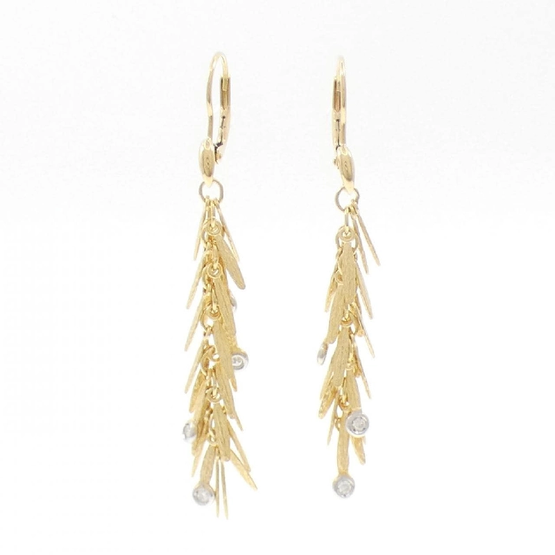 K18YG/K18WG Bông tai kim cương - Hàng hiệu Authentic 869265