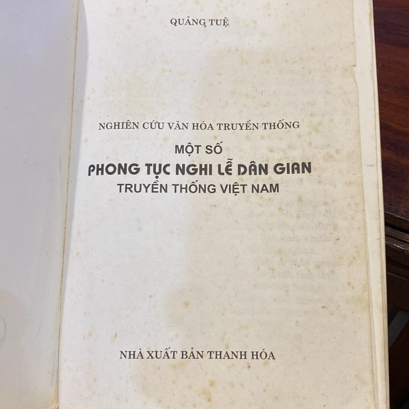 MỘT SỐ PHONG TỤC NGHI LỄ DÂN GIAN TRUYỀN THỐNG VIỆT NAM (XB 2007) 484404