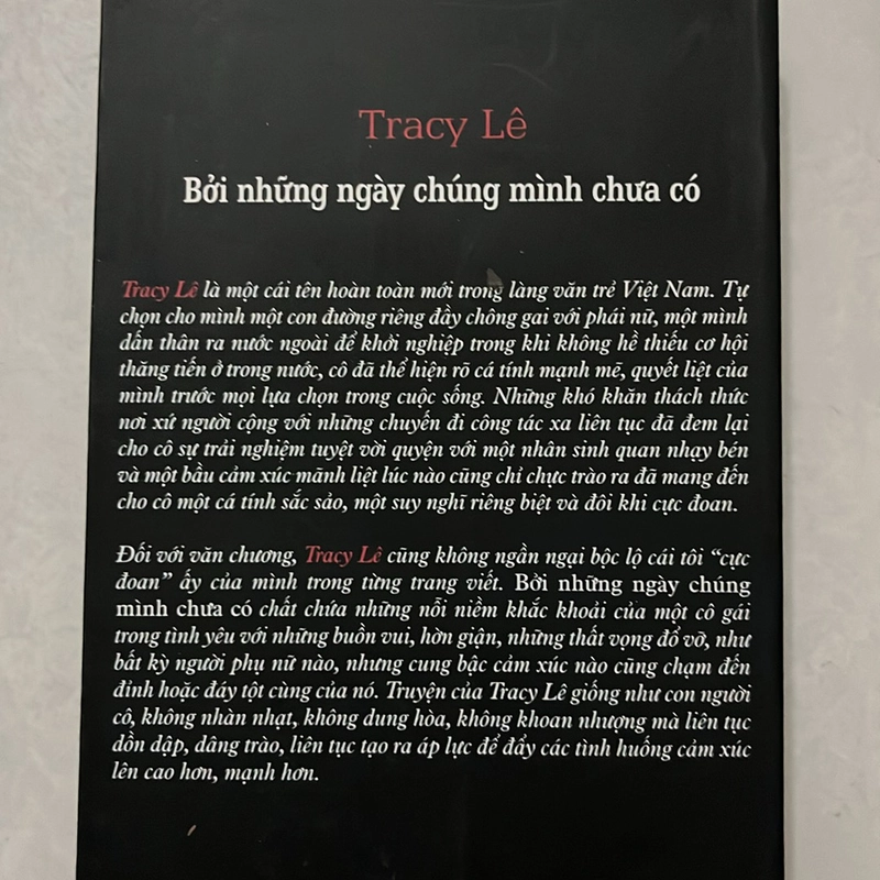 Bởi những ngày chúng mình chưa có - Tracy Lê 525833