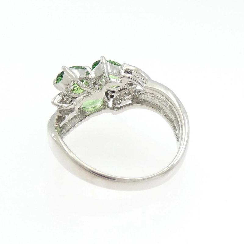 Nhẫn Garnet Xanh K18WG 1.32CT - Hàng hiệu Chính hãng 852535