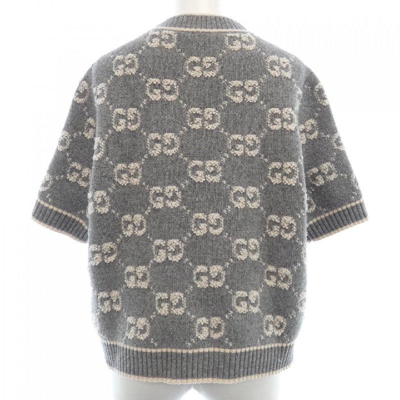 Gucci GG Boucle Wool Jacquard Top 770059 XKCNA Knit 630522