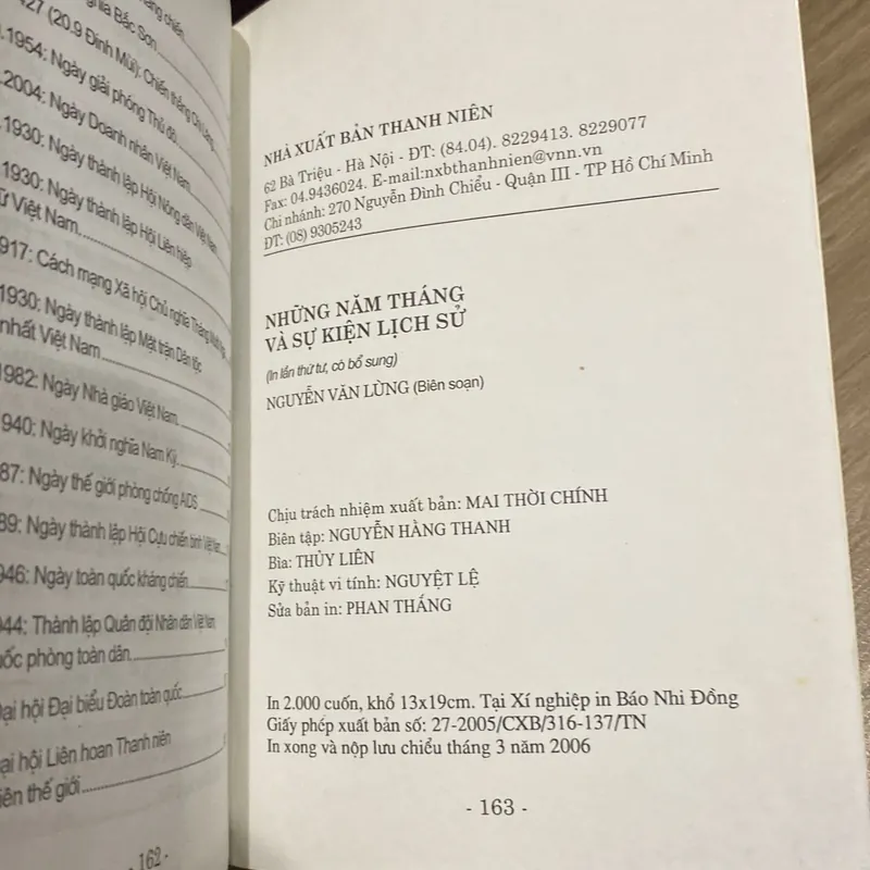 NHỮNG NĂM THÁNG VÀ SỰ KIỆN LỊCH SỬ (XB 2006) 597870