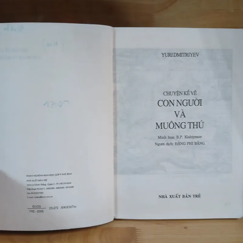 Chuyện Kể Về Con Người Và Muông Thú - Yuri Dmitriyev, Đặng Phi Bằng dịch 975881