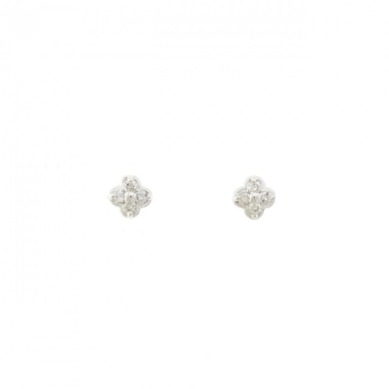 K18WG Bông tai Kim cương Hoa 0.12CT - Hàng hiệu Chính hãng 869910