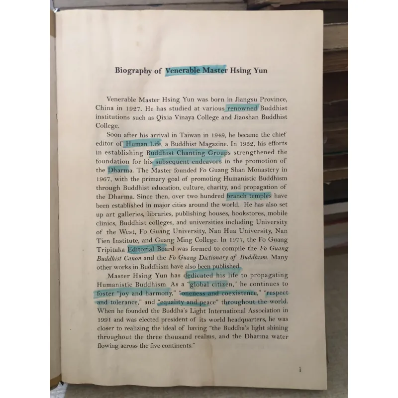 Humanistic Buddhism - Venerable Master Hsing Yun 994470