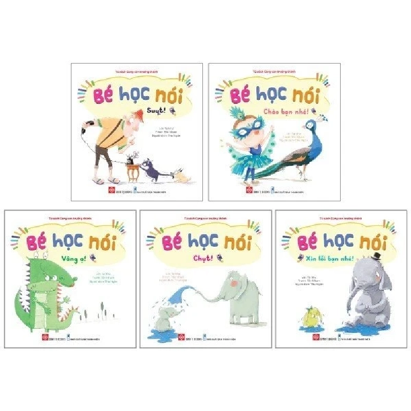 Bé Học Nói 1 - Bé Ngoan Ngoãn, Lễ Phép, Hiểu Chuyện (Bộ 5 Cuốn) - Tạ Như, Tần Nham 284046