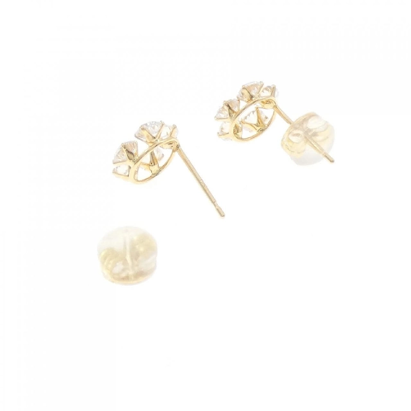 K18YG Cubic Bông tai - Hàng hiệu Chính hãng 875605