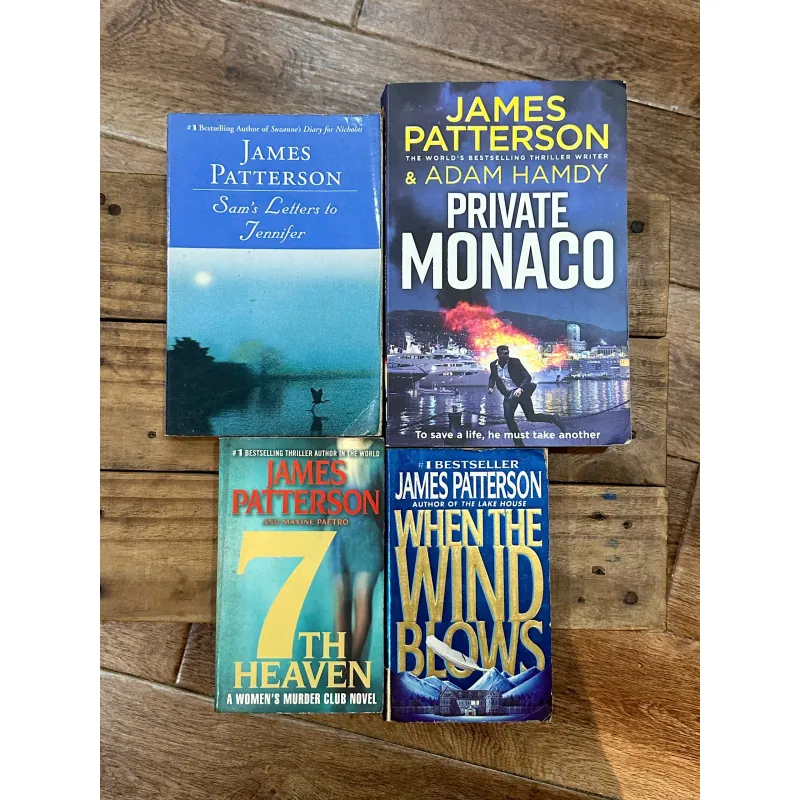 Combo James Patterson: When the Wind Blows/7th Heaven/Private Monaco/Sam’s Letters 736281