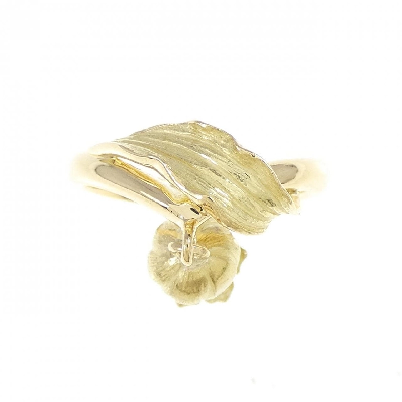 Nhẫn kim cương hoa K18YG 0.01CT 669336