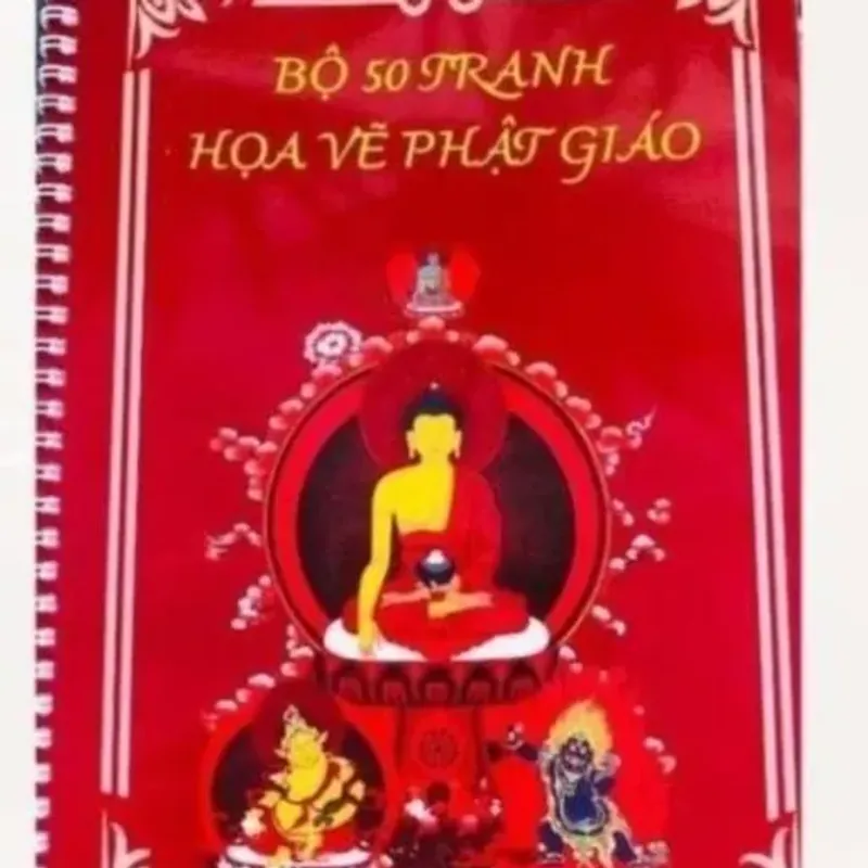 VỞ HÌNH Vẽ Phật Pháp Khổ A4 CHO PHẬT TỬ cực đẹp 781019