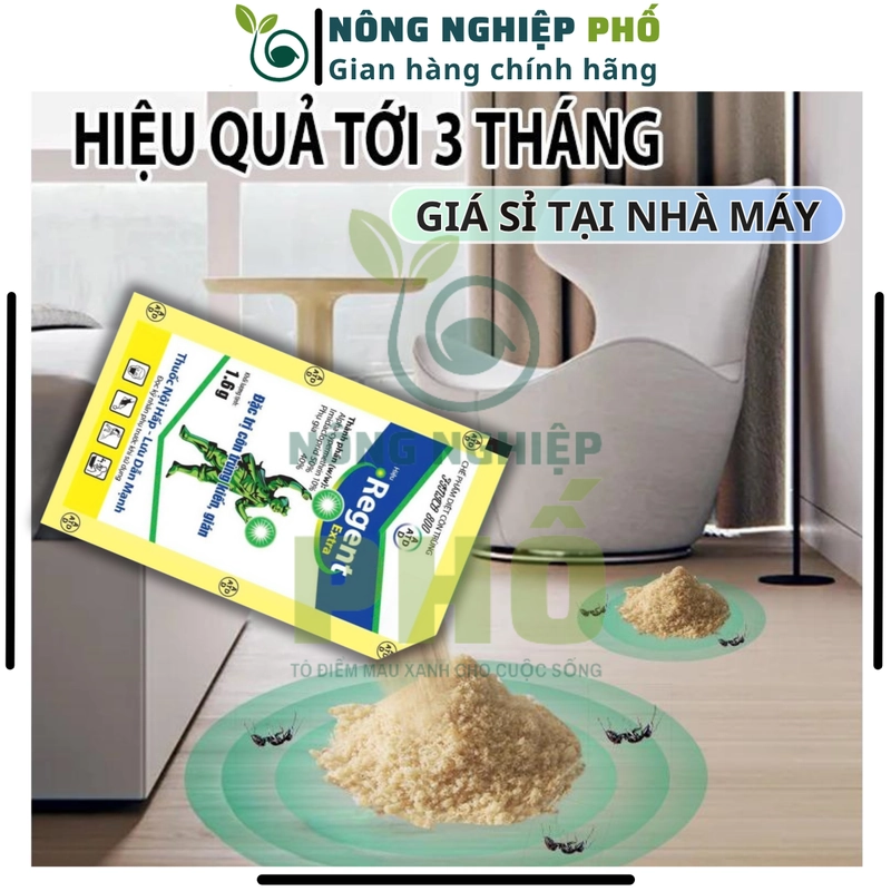 10 REGENT 800 (gói 1.6g) DATE MỚI - Diệt Kiến, Gián, Bọ Chét, Mạt, Rầy, Nhện, Bọ Trĩ, Sâu 508270